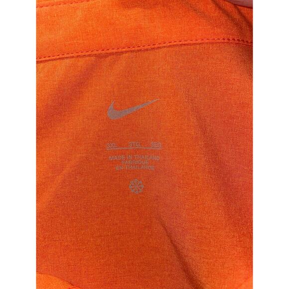 Virginia Tech Hokies Polo Shirt Orange Performance Nike Dri Fit 3XL NWT - Picture 4 of 9